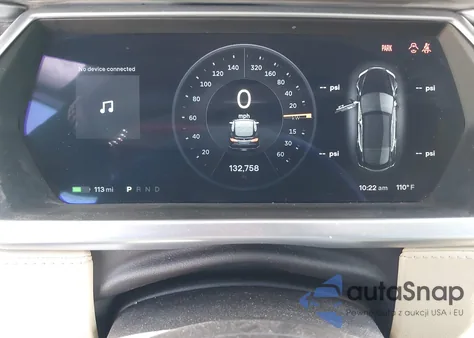 2014 Tesla Model S P85 z USA, uszkodzony, nr VIN 5YJSA1H19EFP36954